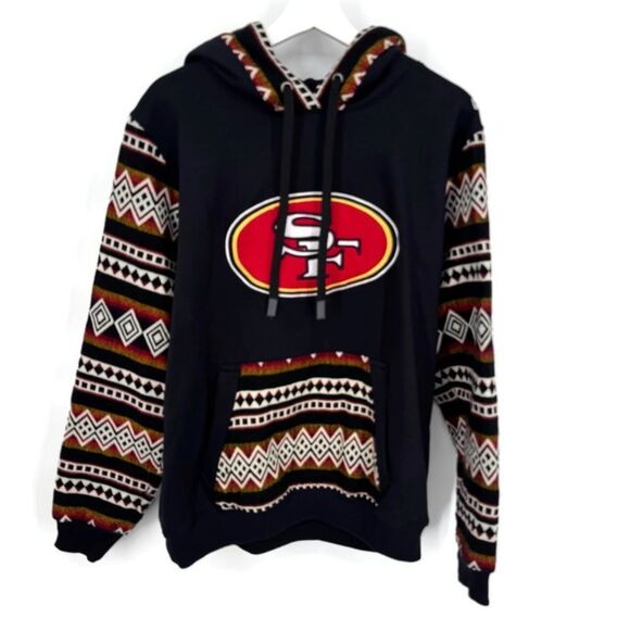 Vigor Other - Vigor Peguche San Francisco 49ers Aztec Hoodie Made in Ecuador Med